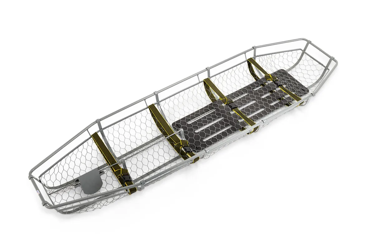 JSA-300A Lightweight Basket Type Stretcher with Backplate